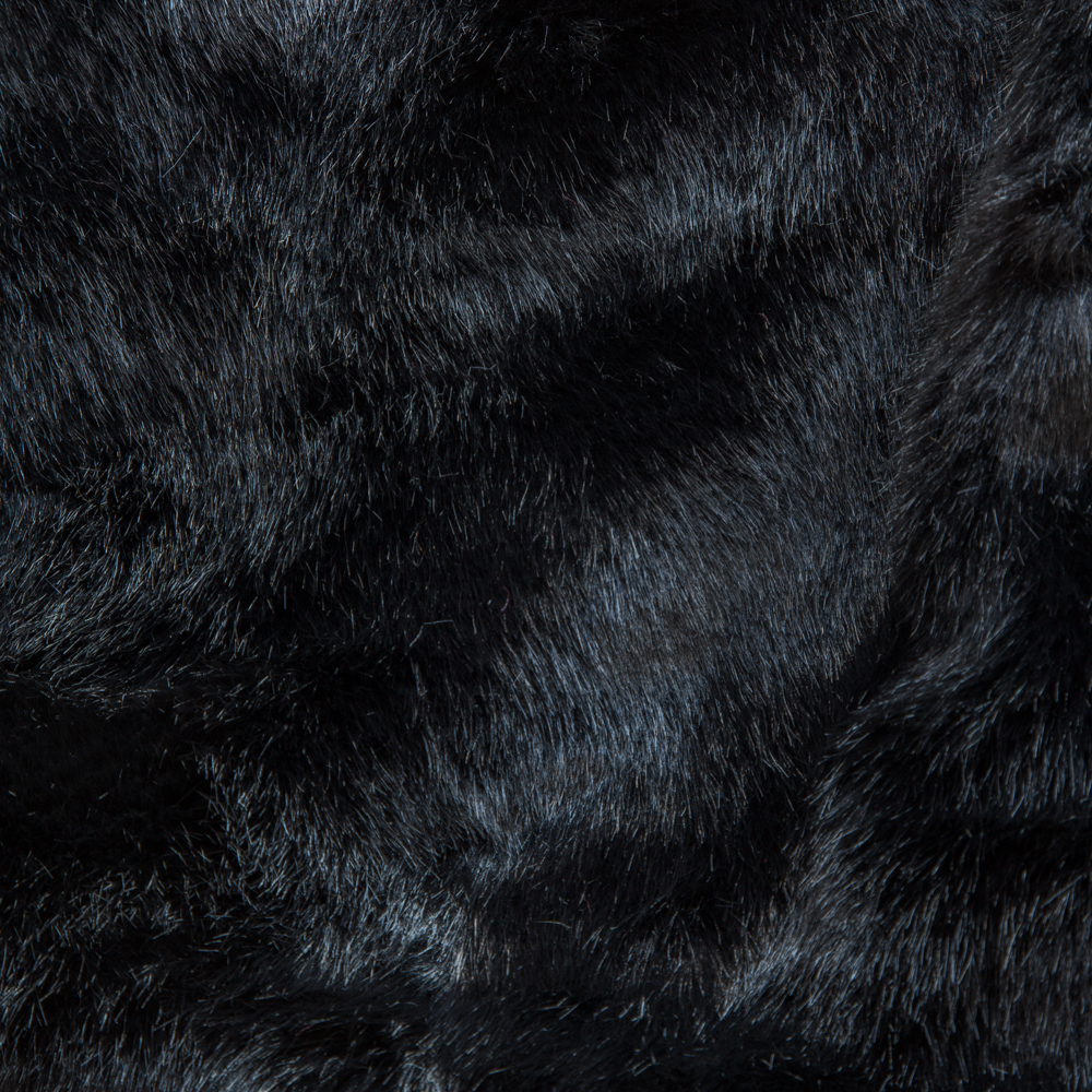 Faux Furs Black Pelted Mink