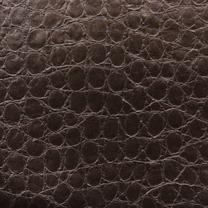 Faux Leather Upholstery Croco Espresso